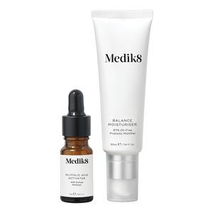 Medik8 Balance Moisturiser with Glycolic Acid Activator - 50 ml.