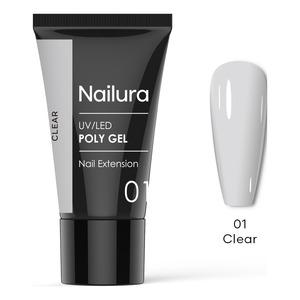 Nailura Poly Gel 01 - Clear - 30 g.