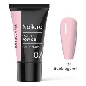 Nailura Poly Gel 07 - Bubblegum Pink - 30 g.