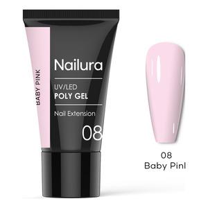 Nailura Poly Gel 08 - Baby Pink - 30 g.