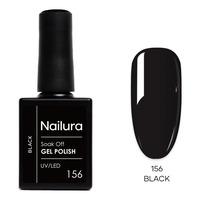 Nailura Gel Polish 156 - Black - 10 ml.