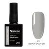 Nailura Gel Polish 203 - Silver Gray Green - 10 ml.