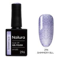 Nailura Gel Polish 296 - Shimmery Blue - 10 ml.