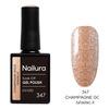 Nailura Gel Polish 347 - Champagne Gold Sparkle - 10 ml.