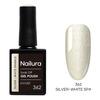 Nailura Gel Polish 362 - Silver White Sparkle - 10 ml.