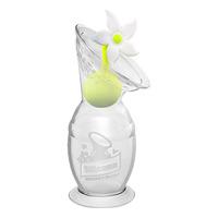 Haakaa Gen. 2 Silicone Breast Pump & Flower Stopper White - 1 sæt.