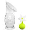 Haakaa Gen. 2 Silicone Breast Pump & Flower Stopper Set - White - 1 stk.
