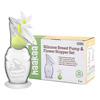 Haakaa Gen. 2 Silicone Breast Pump & Flower Stopper Set - White - 1 stk.