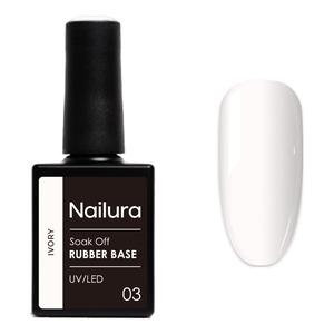 Nailura Rubber Base 03 - Ivory - 10 ml.