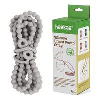 Haakaa Silicone Breast Pump Strap - Suva Grey - 1 stk.
