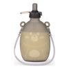 Haakaa Happii Bear Silicone Goody Pouch With Strap - Grey - 1 stk.