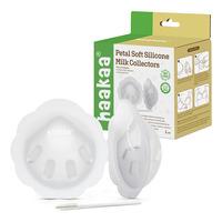 Haakaa Petal Soft Silicone Milk Collectors - 2 stk.