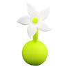 Haakaa Silicone Breast Pump Flower Stopper-White - 1 stk.