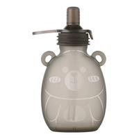 Haakaa Happii Bear Silicone Goody Pouch 170 ml. Grey - 4 stk.