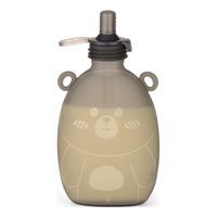 Haakaa Happii Bear Silicone Goody Pouch - 500 ml - Grey - 1 stk.