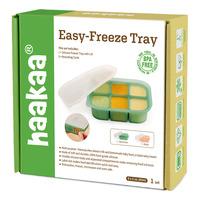Haakaa Easy-Freeze Tray - 6 Compartments - Pea Green - 1 stk.