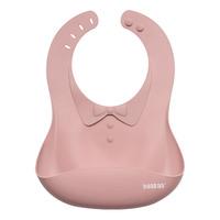Haakaa Silicone Baby Bib Blush - 1 stk.