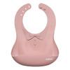 Haakaa Silicone Baby Bib Blush - 1 stk.