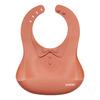 Haakaa Silicone Baby Bib - Rust - 1 stk.