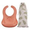 Haakaa Silicone Baby Bib - Rust - 1 stk.