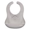 Haakaa Silicone Baby Bib Suva grey - 1 stk.