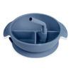 Haakaa Silicone Divided Suction Bowl - Bluestone - 1 stk.