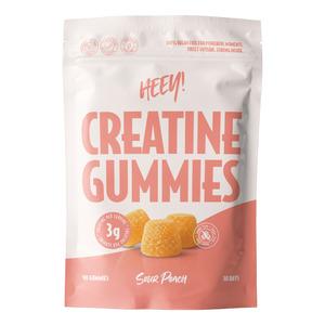 Heey! Creatine Gummies - Kreatin Tilskud - Sour Peach - 90 stk