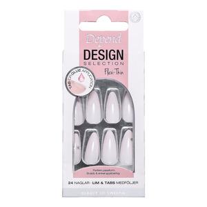 Depend Cosmetics Design Selection Pink Ivory Almond - 24 stk.