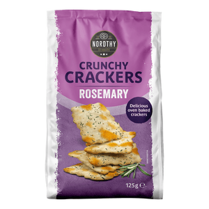 Nordthy Crunchy Crackers Rosemary - 125 g.