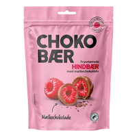Nordthy Chokobær Hindbær Mælkechokolade - 80 g.