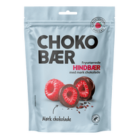 Nordthy Chokobær Hindbær Mørk Chokolade - 80 g.