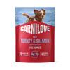 Carnilove Pouch Pate til hvalp m. laks & blåbær - 300g.