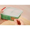 Haakaa Easy-Freeze Tray - 8 Compartments - Green - 1 stk.
