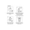 Haakaa Happii Bear Silicone Milk Storage Bag - 260 ml - Grey - 5 stk.