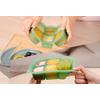 Haakaa Easy-Freeze Tray - 6 Compartments - Pea Green - 1 stk.