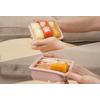 Haakaa Silicone Freezer Tray with Lid 6 Compartments - Apricot - 1 stk.