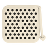 BIBS Studio Box Polka Ivory Black - 1 stk.