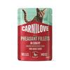Carnilove Cat Pouch vådfoder, fasan m. hindbærblade - 85 g.