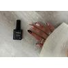 Nailura Gel Polish 136 - Midnight Black Brown - 10 ml.