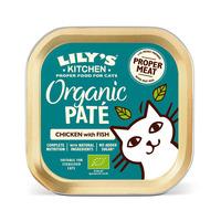 Lily´s Kitchen vådfoder til kat, Organic Paté Chicken with Fish - 85g.