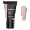 Nailura Poly Gel 18 - Nude Glitter - 30 g.