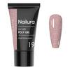 Nailura Poly Gel 19 - Magenta Glitter - 30 g.