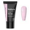 Nailura Poly Gel 21 - Light Pink Glitter - 30 g.