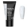 Nailura Poly Gel 23 - Silver Glitter - 30 g.