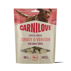 Carnilove Freeze-Dried Raw Snacks Venison & Turkey - 60 g.