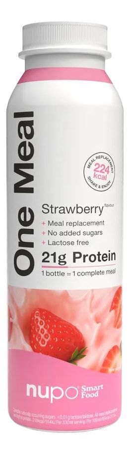 Nupo One Meal Shake Strawberry - 330 ml.