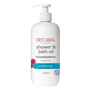 Decubal Shower og Bath Oil – 500 ml.
