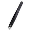 Browgame Cosmetics Signature Tweezer Slanted - Soft Touch - Blackout - 1 stk.