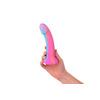 EasyToys Glow in the Dark Dildo - Candy Swirl 19 cm - 1 stk.