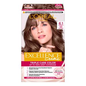 L'Oréal Paris Excellence Creme Permanent Color - 6.1 Dark Ash Blonde - 1 stk.